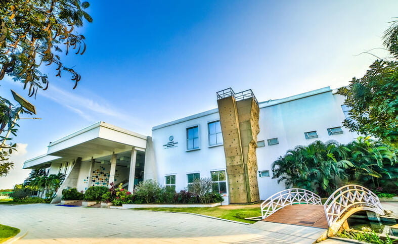 Oakridge Bangalore building exterior CBSE curriculum school