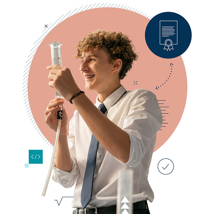 image of an international baccalaureate science student